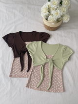 Pink Dot Bolero Tee