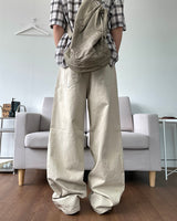 Basic Cotton Wide Pants 4C