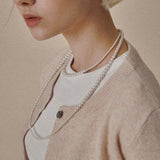 Pearl Layered Long Necklace