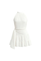 Romang Semi-Halterneck Blouse Ops