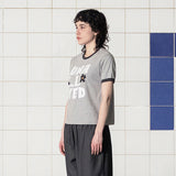 ロゴ リンガー Tシャツ / GREY