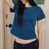 Updraft スリムフィットTシャツ [ウォームネイビー]