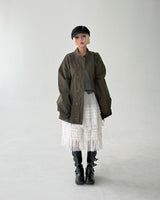 String oversized half field jacket
