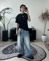 Teffin Shoulder Button Short Sleeve T-shirt