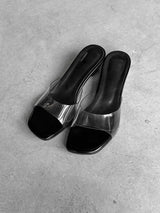 1208 Transparent Wedge Heel (4cm)