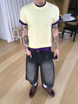 No.1702 daily color crop half T (8color)