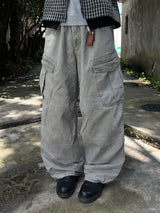 Toby Stone-Washed Cargo Pants (4 Colors)