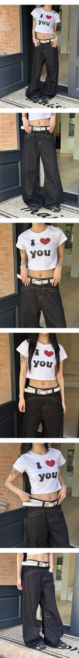 [S/S] Kitsch love half t-shirts