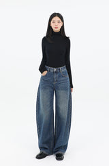 CLASSIC CURVED FIT DENIM_BLUE code 26006