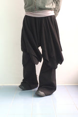 Floating cut banding skirt