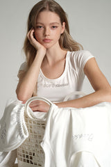 Glow routine round top, White