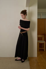 Comfort off-shoulder top_black