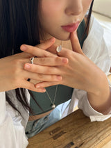 Sheer ring (silver) *1PCS