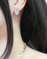 [925 Silver Post] Twinkle Cubic Earring