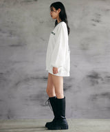 VneckラインリブPO
