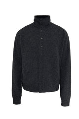 Marl Turtleneck Cardigan