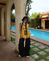[UNISEX] Sporty Rugby Basketball Mash Oversized Fit Sleeveless