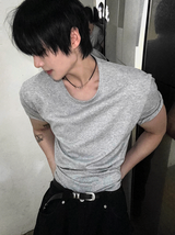 Crop muscle fit t-shirt 