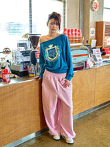 NYXX CLUB OFF SHOULDER L/S BLUE