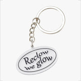 OVAL LOGO ACRYLIC KEYRING CLEAR