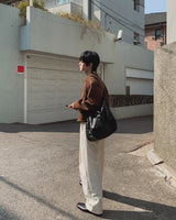 ステディコットンピンタックパンツ