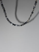 iolite gemstone choker
