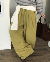 [ORIGINAL] ROSE Pintuck Cotton Pants