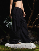 24AW クリサリスブレスシックスポケットドローストリングナイロンパンツ