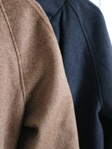 バルマカンシングルアルパカハーフコート (Wool Coat/Winter Coat)