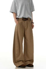 Khaki Blade Deconstructed Jeans