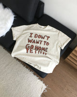 ゴーホームプリンテッドTシャツ