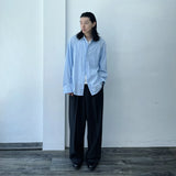 Pressed-Crease Wide-Leg Trousers