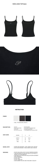 VERA LOGO TOP black