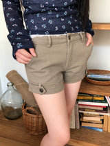 Eon Side-Tab Button Shorts