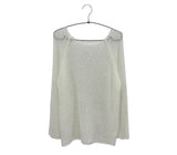 Nobel Loose Fit Boat Neck Net Knit (5c)
