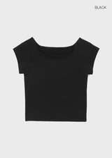 [MADE] Beyrn Two-Way Cap Sleeve Short Sleeve Tee
