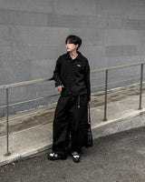 ネヴィスコットンワイドカーブドパンツ