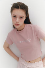Crystal Hotfix T Pink