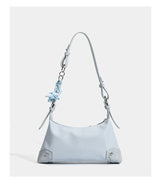 Star Print Ribbon Shirred Shoulder Bag - 2026 New Star Print Point Bag