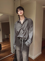 Baski Teen Washed Semi-Banding Denim Pants