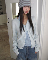 Hunin Basic V-Neck Knit Cardigan