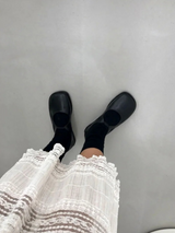 DEMURE BANDEAU LOAFERS (2COLORS!)