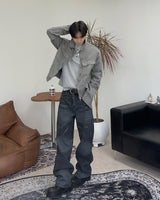 Colden fade washing denim pants