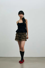 GENIE SLEEVELESS TOP / BLACK