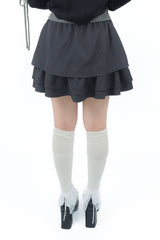gater tiered skirt(gray)