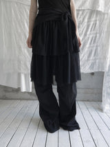 Slow Pintuck Nylon Pants
