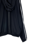 mesh track hooded jacket