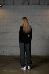 FAIRY WOOL LONG SLEEVE / BLACK