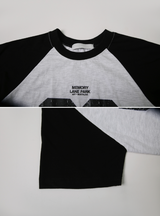 スポーティーラグランカラー半袖Tシャツ (4color)