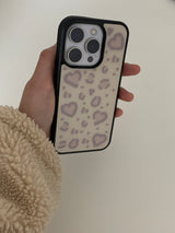 heart leopard (beige) case 